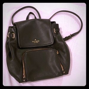 Kate spade leather backpack